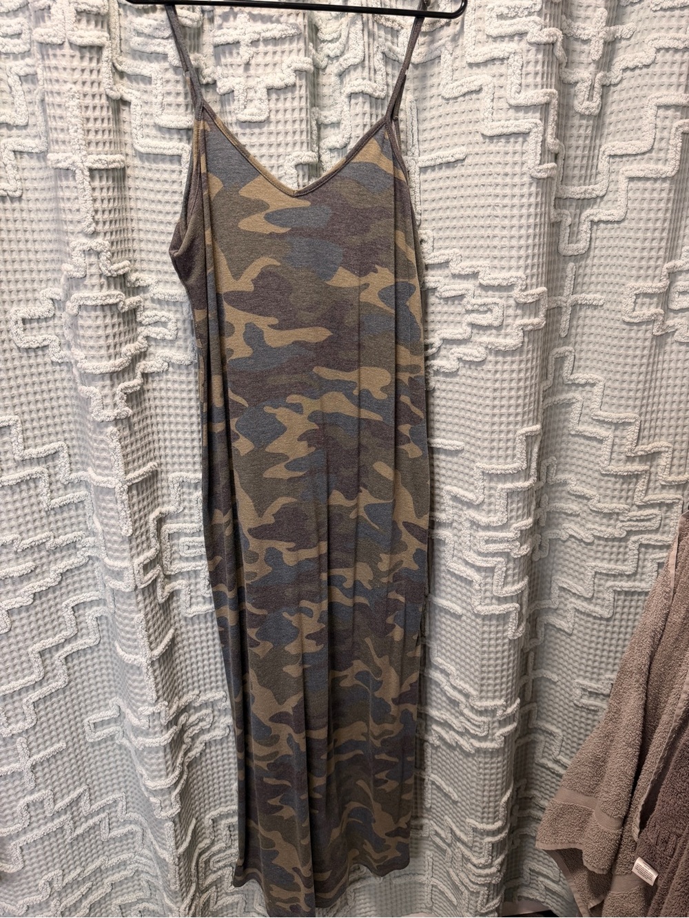 Camo maxi dress